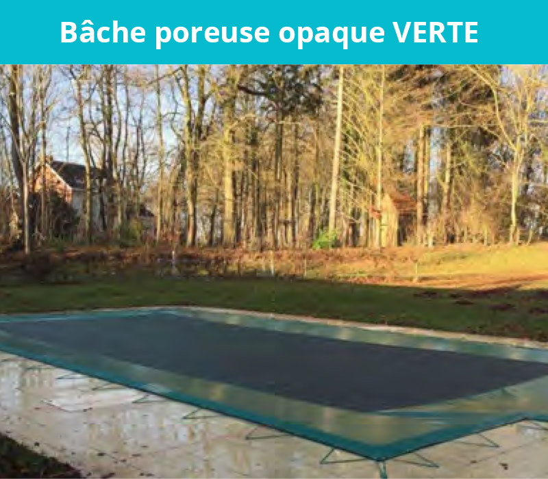 Bâche poreuse opaque VERTE