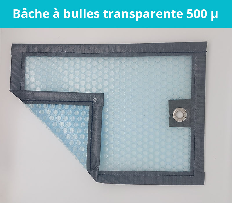 Bâche à bulles transparente 500 μ